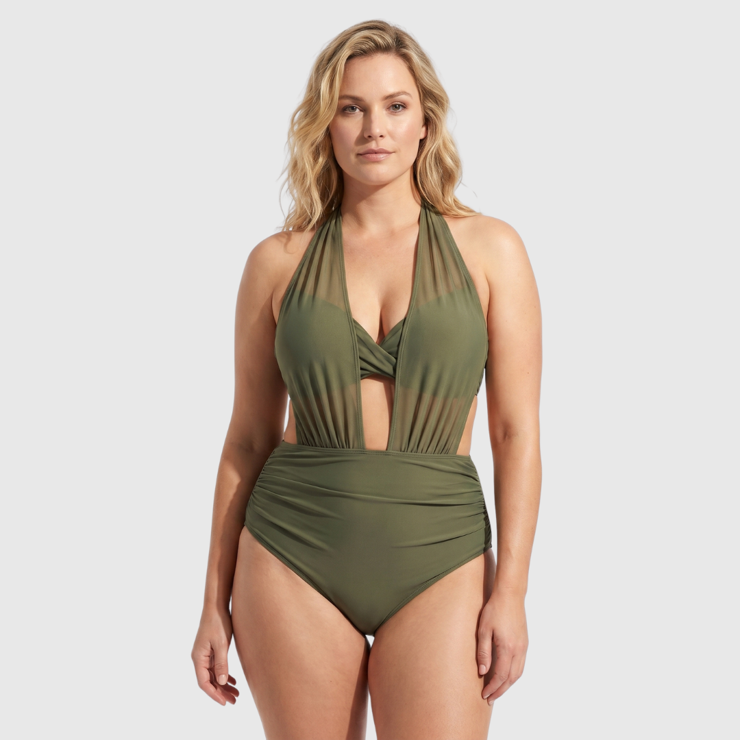 Astrid™ | 2-i-1 Bikini med Aftagelig Mesh