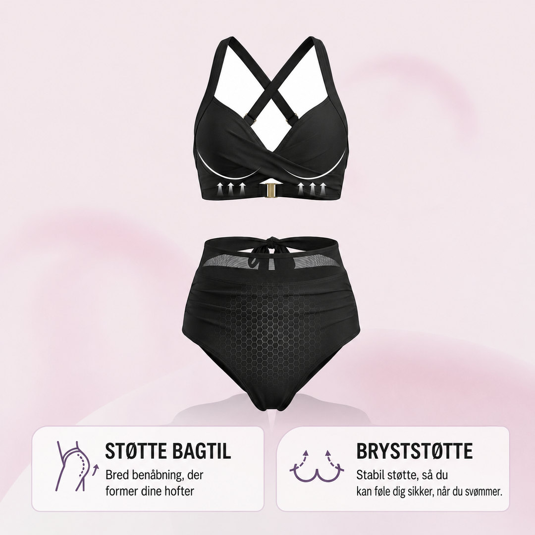 Astrid™ | 2-i-1 Bikini med Aftagelig Mesh