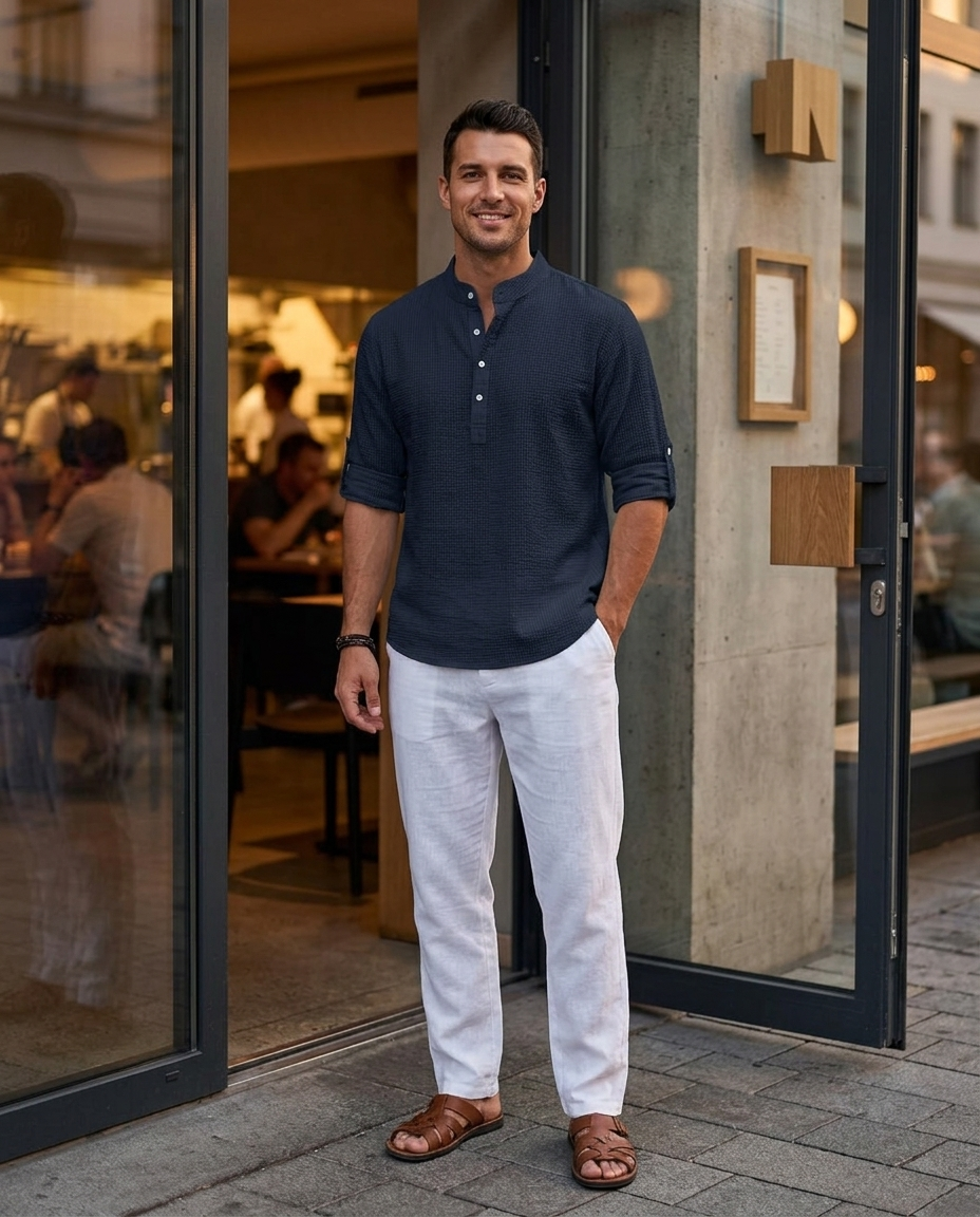 Ruben™ | Linned Herreskjorte