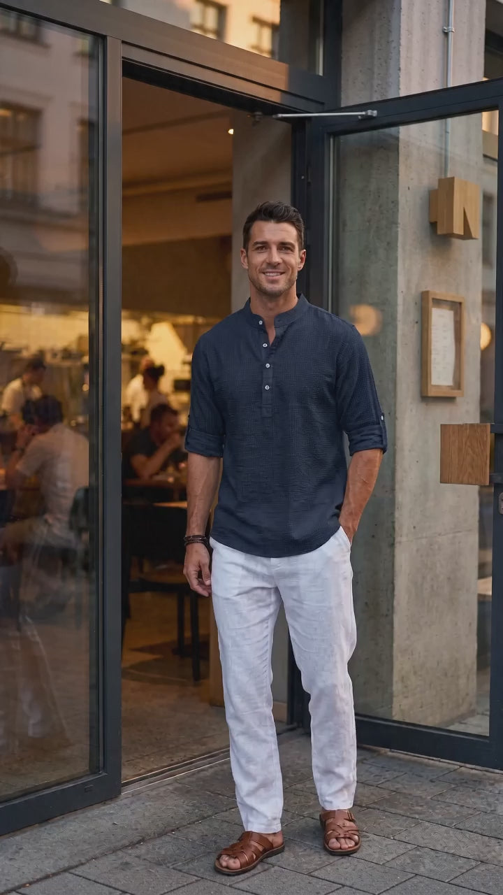 Ruben™ | Linned Herreskjorte